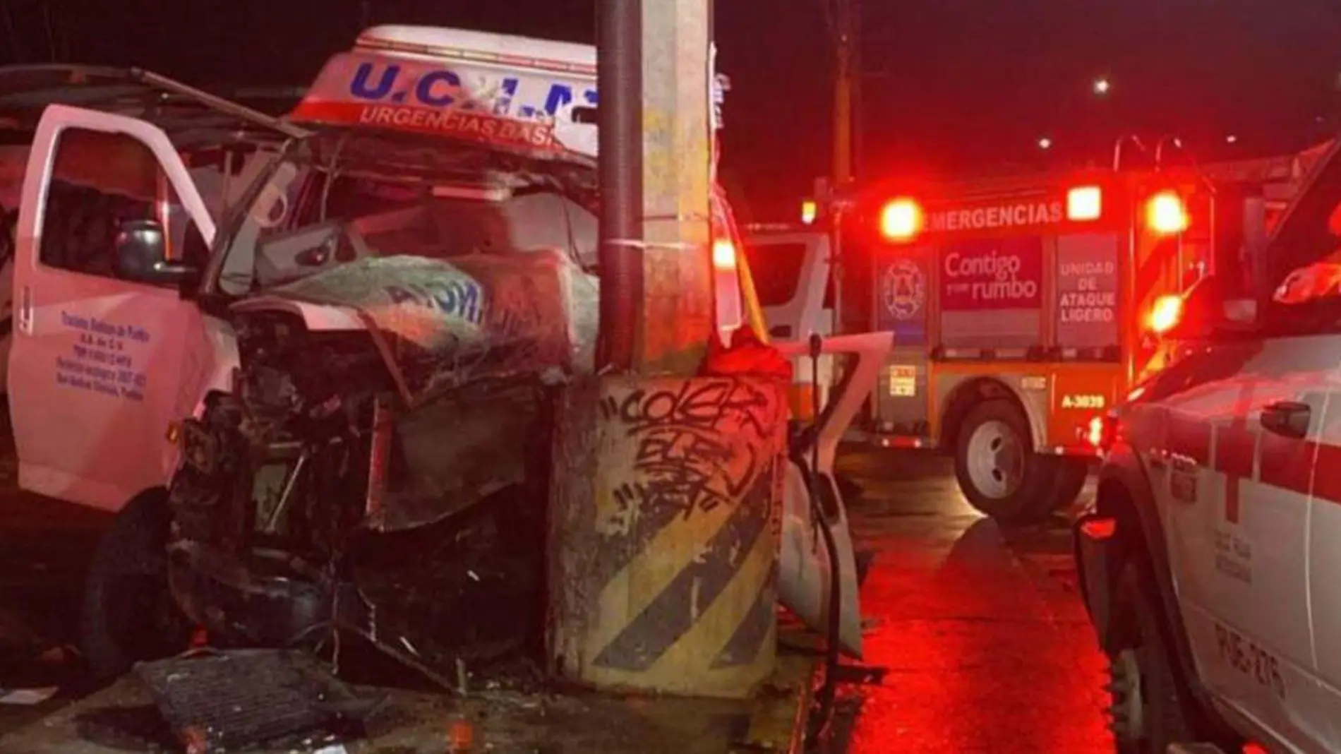 El choque de ambulancia contra objeto fijo que se suscitó en la Calzada Ignacio Zaragoza, cobró su segunda víctima